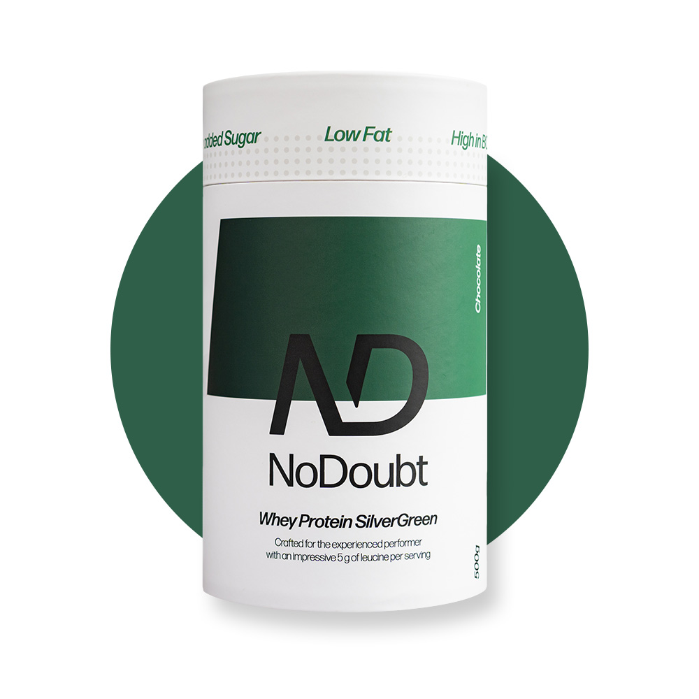 NoDoubt Whey Protein SilverGreen zur Förderung von Leistung im Sport